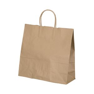 （業務用セット） チャームバッグ 50枚パック 茶 32×11.5×31cm 【×3セット】