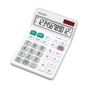 （業務用セット） シャープ 中型電卓12桁 型番：EL-N432X 1台 【×3セット】