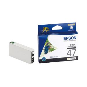 （業務用セット） エプソン（EPSON） インクカートリッジ ブラック 型番：ICBK47 単位：1個 【×3セット】