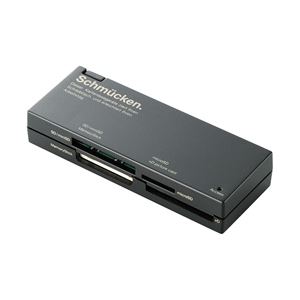 （業務用セット） エレコム（ELECOM） ケーブル収納46+2メディア対応カードリーダ ブラック MR-C23BK 1個 【×3セット】