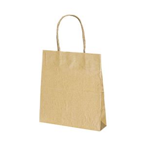 （業務用セット） チャームバッグ 50枚パック 茶 21.0×12.0×25.0cm 【×3セット】