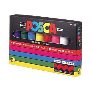 （業務用セット） ポスカ 8色セット 太字 単位（入り数）：1箱（8色） 【×3セット】