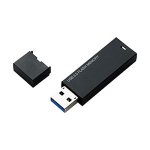 （業務用セット） エレコム（ELECOM） USB3.0メモリ 8GB MF-MSU3A08G ブラック 1個 【×3セット】