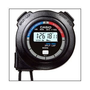 （業務用セット） カシオ（CASIO） ストップウォッチ ブラック 【×3セット】