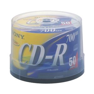 （業務用セット） ソニー CD-R 700MB ブランドレーベル スピンドルケース 50枚入 【×3セット】