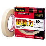 （業務用セット） スコッチ 超強力両面テープ［一般材料用］ テープ幅：1.9cm 【×3セット】