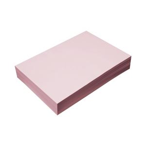 （業務用セット） カラーペーパー A4・特厚口 ピンク 1冊（500枚） 【×3セット】