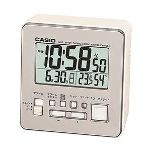 （業務用セット） カシオ（CASIO） 卓上電波目覚まし時計 1台 型番：DQD-805J-8JF 【×2セット】