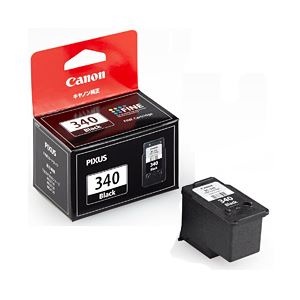 （業務用セット） キャノン（Canon） インクカートリッジ ブラック 型番：BC-340 単位：1個 【×2セット】