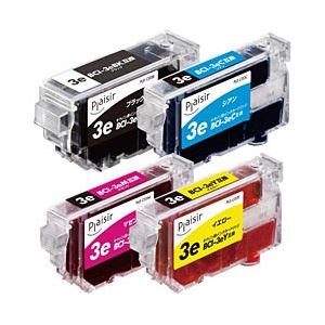 （業務用セット） キャノン（Canon） インクカートリッジ 4色マルチパック 汎用 BCI-3e／4MP対応 単位：1箱（4色パック） 【×2セット】