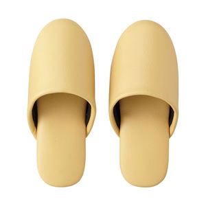（業務用セット） テンダイ シボナシレザー風スリッパ こども用 イエロー 1パック（5足） 15〜19cm 【×2セット】