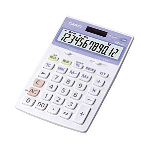 （業務用セット） カシオ（CASIO） 抗菌電卓 12桁 縦17.6×横10.7×厚さ2.5cm JW-122CL-N 1個 【×2セット】