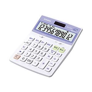 （業務用セット） カシオ（CASIO） 抗菌電卓 12桁 縦17.5×横12.6×厚さ3.5cm DW-122CL-N 1個 【×2セット】