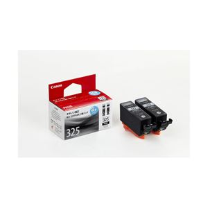 （業務用セット） キャノン（Canon） インクカートリッジ 顔料ブラック 型番：BCI-325PGBK 単位：1箱（2個入り） 【×2セット】