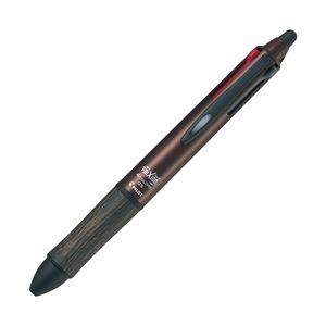 （業務用セット） パイロット フリクションボール4 ウッド 0.5mm 軸色：ブラウン インク：黒、赤、青、緑 1本 【×2セット】