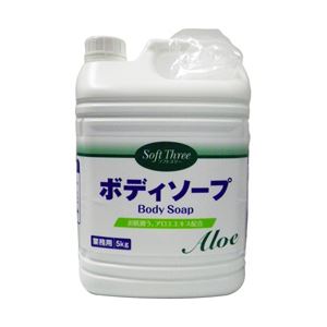 （業務用セット） ソフトスリー ボディソープ アロエ 5kg 【×2セット】