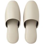 （業務用セット） テンダイ シボナシレザー風スリッパ サンドベージュ 1パック（5足） 23〜25.5cm 【×2セット】
