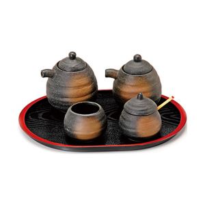 サイキ一山 カスターセット 黒備前
