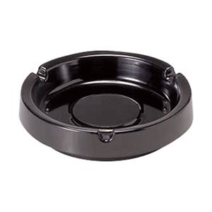 メラミン樹脂製灰皿 黒 10個入