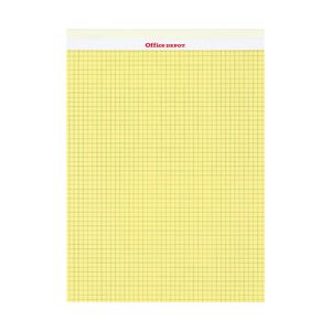 レターサイズリーガルパッド 方眼（5mm） イエロー 1パック（50枚×10冊）