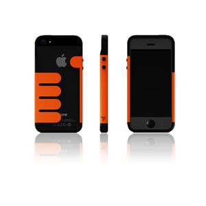 HandHold ブラック／オレンジ FB102-BKOR iPhone5用ケース