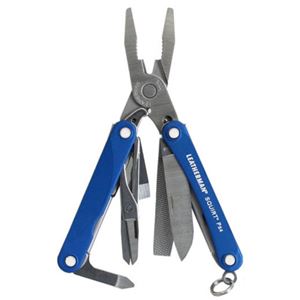 LEATHERMAN（レザーマン）  SQUIRT PS4 【日本正規品】 折りたたみ ナイフ マルチプライヤー BL ブルー PS4