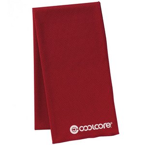 coolcore（クールコア）SUPER COOLING TOWEL　スーパーコーリングタオル　ピンクレッド（赤）