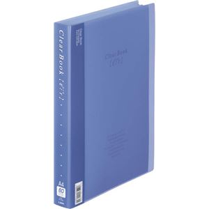 クリアーブック CR-60A 307×240×35mm ポケット60枚 ブルー