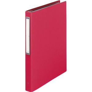 クリアーバインダー（アコルデ） A4-S 30穴 20枚ポケット レッド（赤）