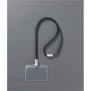 つりさげ名札 10個入 N73SR-10P ブラック