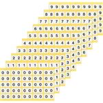 ナンバーラベルL 数字1 （25片×10シート） KL-1-1