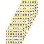 ナンバーラベルM 数字3 （25片×10シート） KM-1-3