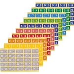 カラーナンバーラベルL 数字9 （25片×10シート） KL-2-9