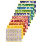 カラーナンバーラベルM 数字2 （25片×10シート） KM-2-2