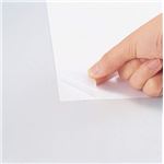 モノクロレーザープリンタ・モノクロPPC用フィルムラベル A4判 10シート 半透明 LF-A4M