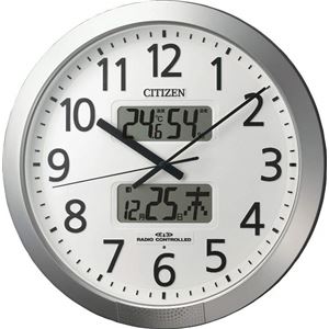 電波時計 アナログ 壁掛け プログラムカレンダー404