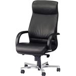 プレジデント用チェアー No.545L ブラック 【社長室、役員用家具】