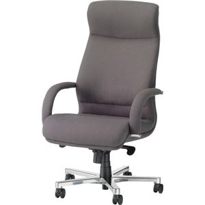 プレジデント用チェアー No.545F グレー 【社長室、役員用家具】