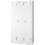 スチールロッカーSタイプ 3人用 S-73-W