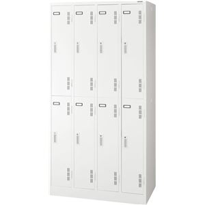 スチールロッカーSタイプ 8人用 S-78-W