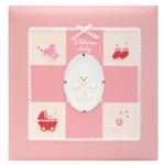 【訳あり・在庫処分】ナカバヤシ フエル誕生／L／ウエルカムベビー／ピンク 【ウェルカムベビー アルバム誕生用】