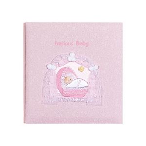 ナカバヤシ フエルアルバム L 誕生用 プレシャスベビー ア-LB-522-Pピンク