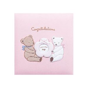 ナカバヤシ フエルアルバム L誕生タイニーベアー ア-LB-529-Pピンク