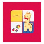ナカバヤシ フエルアルバム L 誕生ベビークラブ ア-LB-532-Rレッド