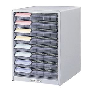 ナカバヤシメディシス・デスクトップタイプ A4 H410S 8段ベース MAD-201Nグレー