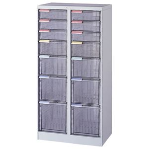 ナカバヤシ メディシス・フロアタイプ A4 H1200MAF-W202N グレー 2列