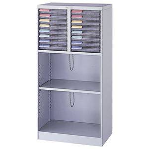 ナカバヤシ メディシス・フロアタイプ A4 H1200MAF-W211N グレー 2列