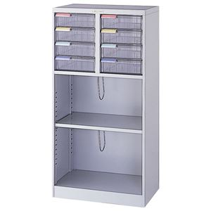 ナカバヤシ メディシス・フロアタイプ A4 H1200MAF-W212N グレー 2列