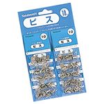 (業務用セット)ナカバヤシ ビス10mm 1シート BS-10S【×3セット】