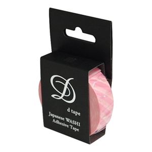 (業務用セット) 和紙マスキングテープD tape／ストライプ／15MM／ライトピンク DT15-STRIPE-LP【×20セット】